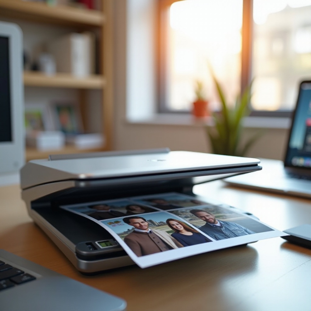 pemindai yang memindai beberapa foto sekaligus