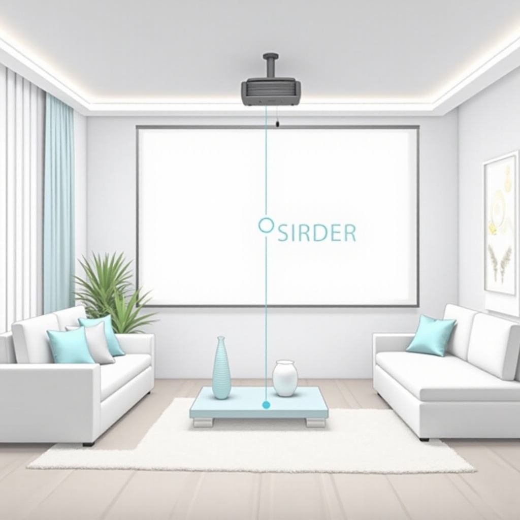 プロジェクタースクリーンを天井に取り付ける方法