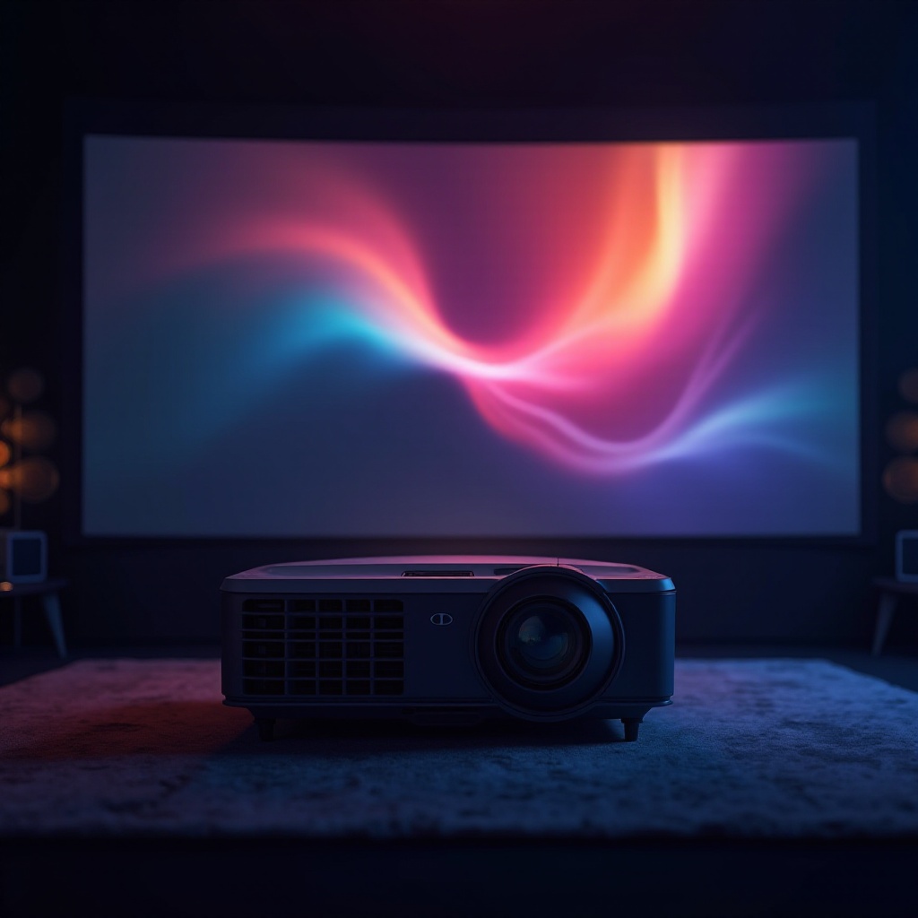 makabagong projector na may pinahusay na contrast