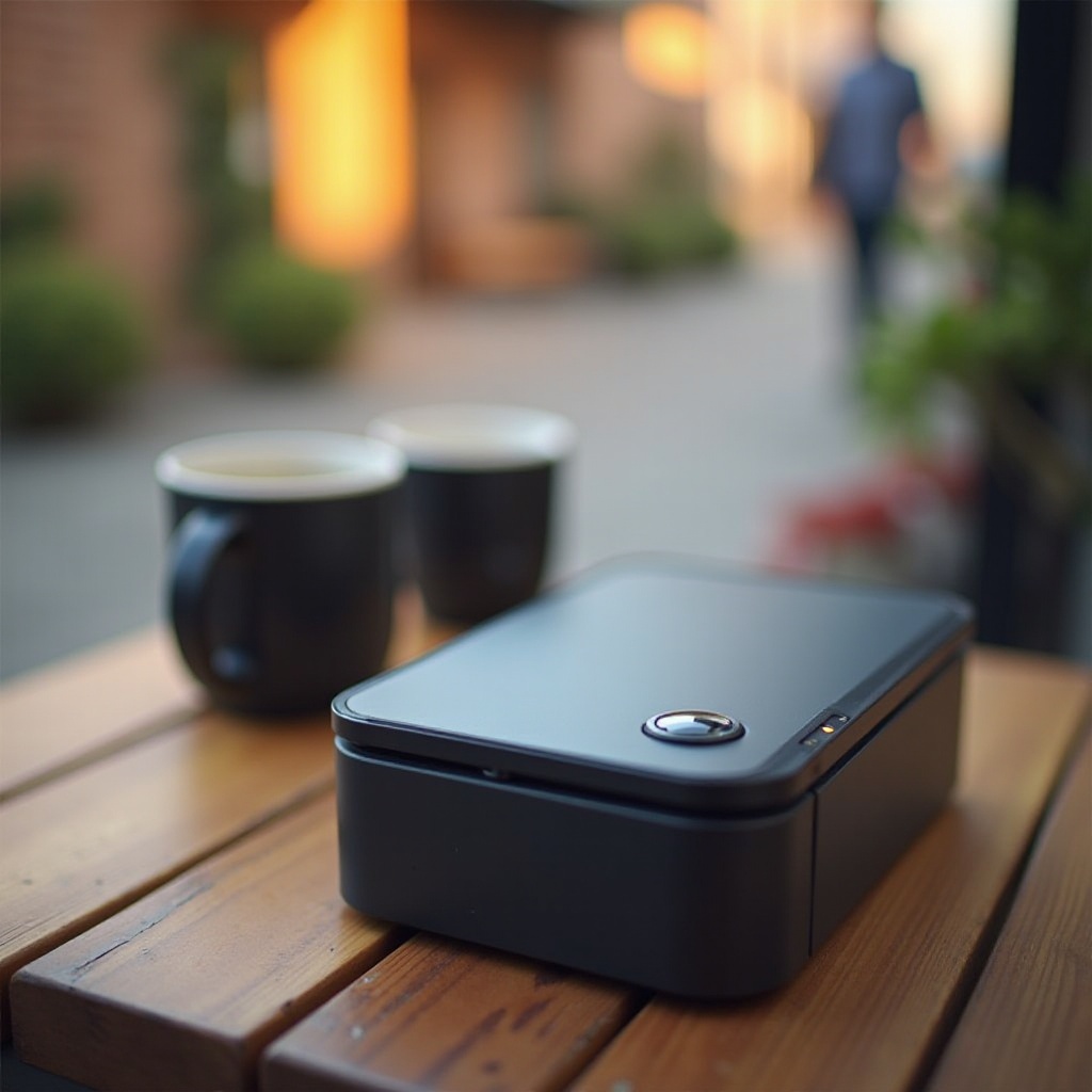 バッテリー付きモバイルプリンター