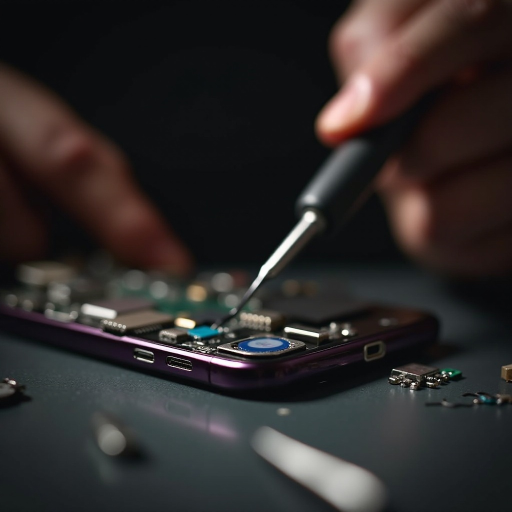 ชาร์จโทรศัพท์ด้วยพอร์ตชาร์จที่เสีย