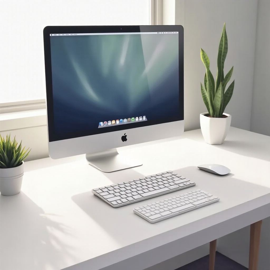 แป้นพิมพ์และเมาส์แบบมีสายสำหรับแมค