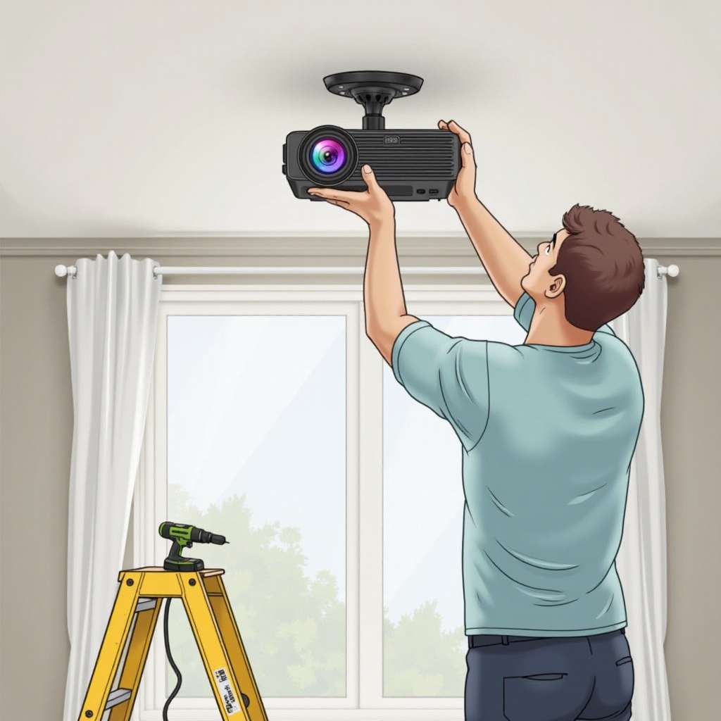 kung paano i-install ang projector sa kisame