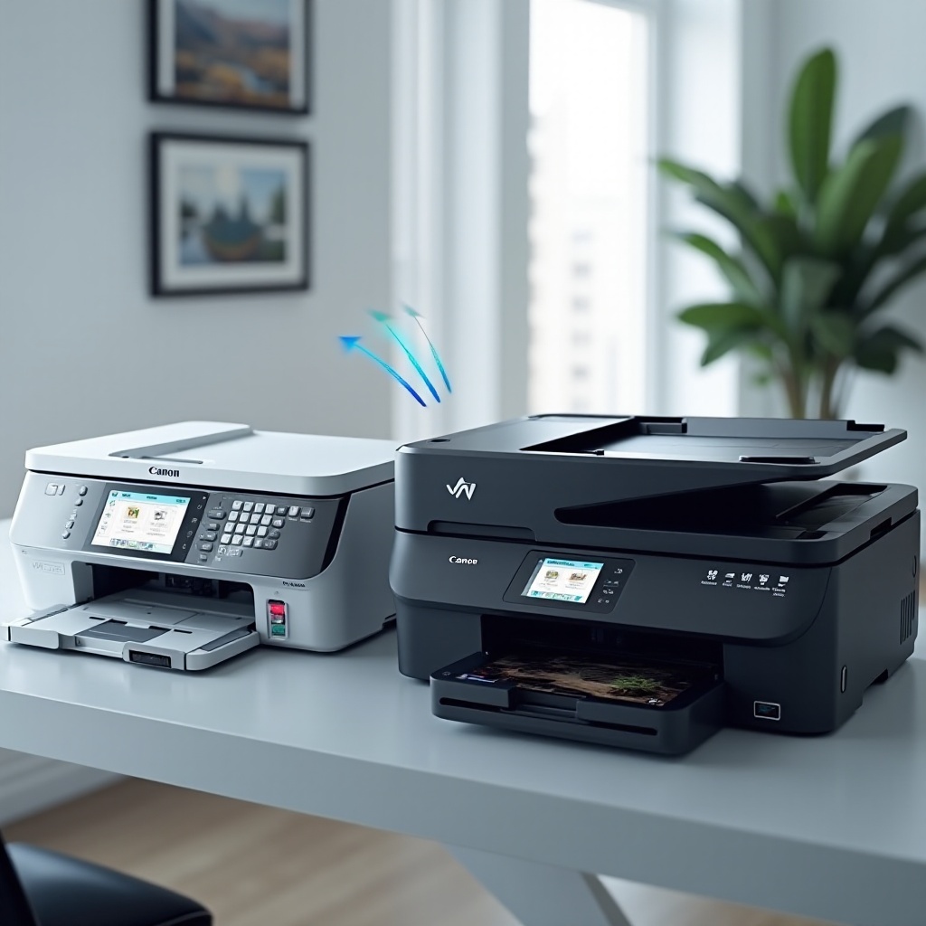 キャノン 対 HP プリンター