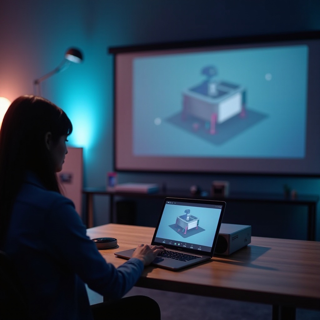 วิธีหมุนหน้าจอโปรเจคเตอร์