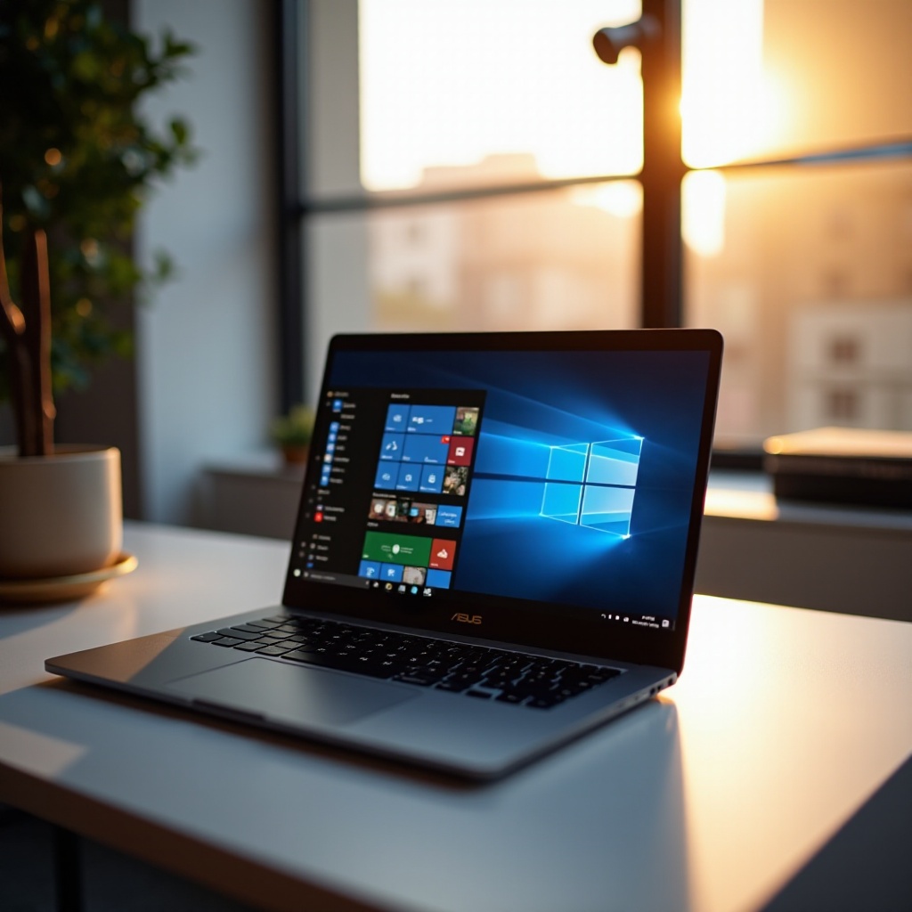 Gumagana ang Windows Defender sa ASUS na laptop