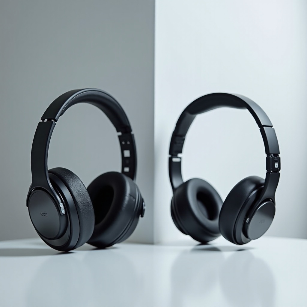 空気伝導対骨伝導ヘッドフォン