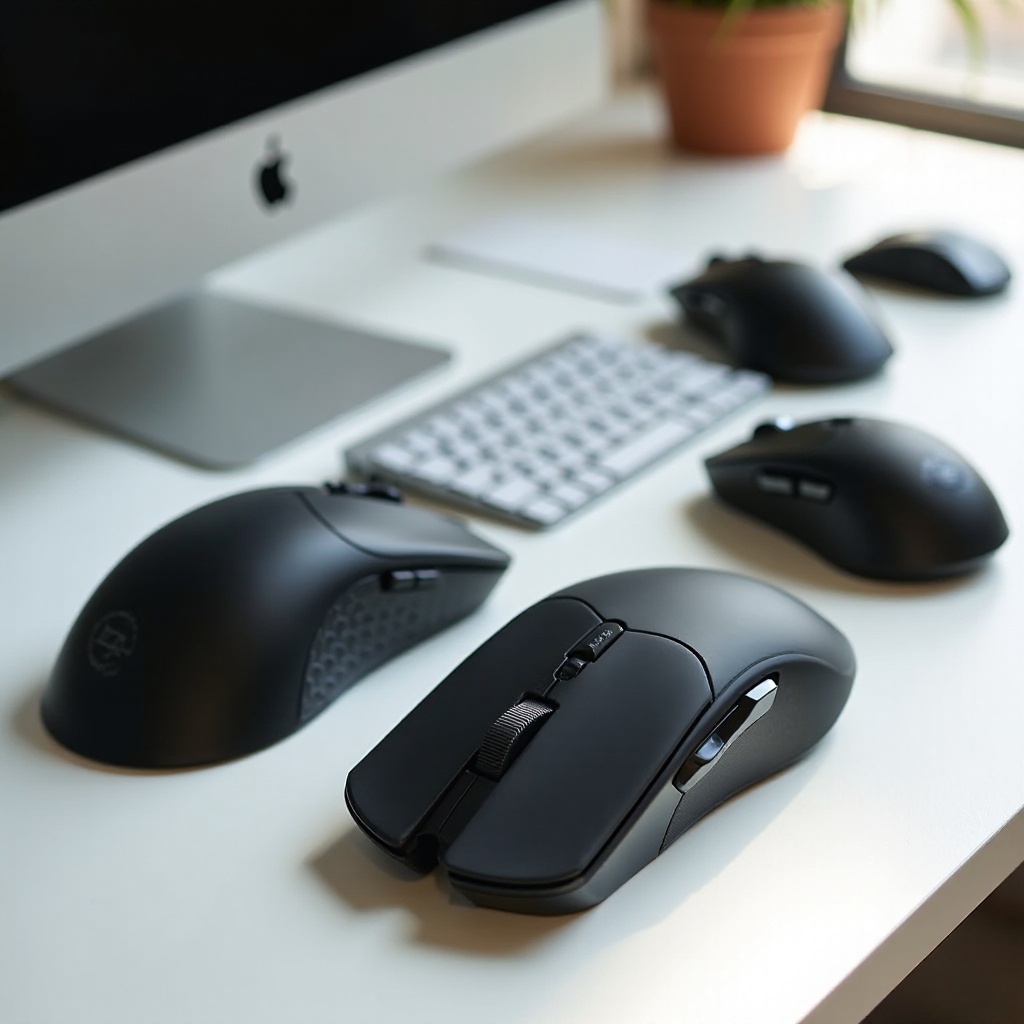 mouse gaming nirkabel antara $25 dan $50